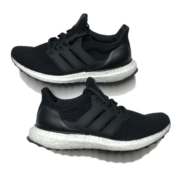 adidas Ultraboost Black / White Womens Shoes - Picture 2 of 6